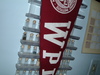 My chemical rack and WPI banner