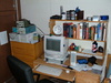 My desk on move-in day
