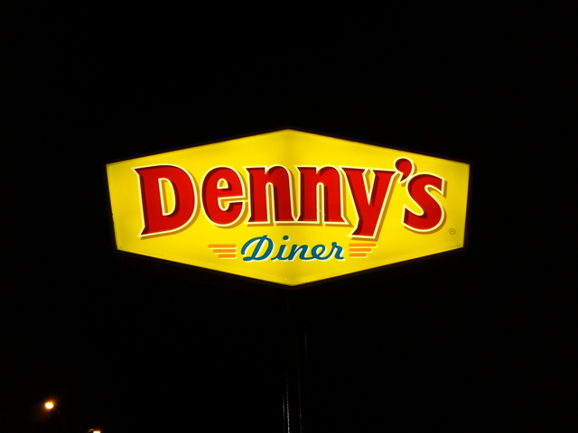 Denny's light up signs... light up